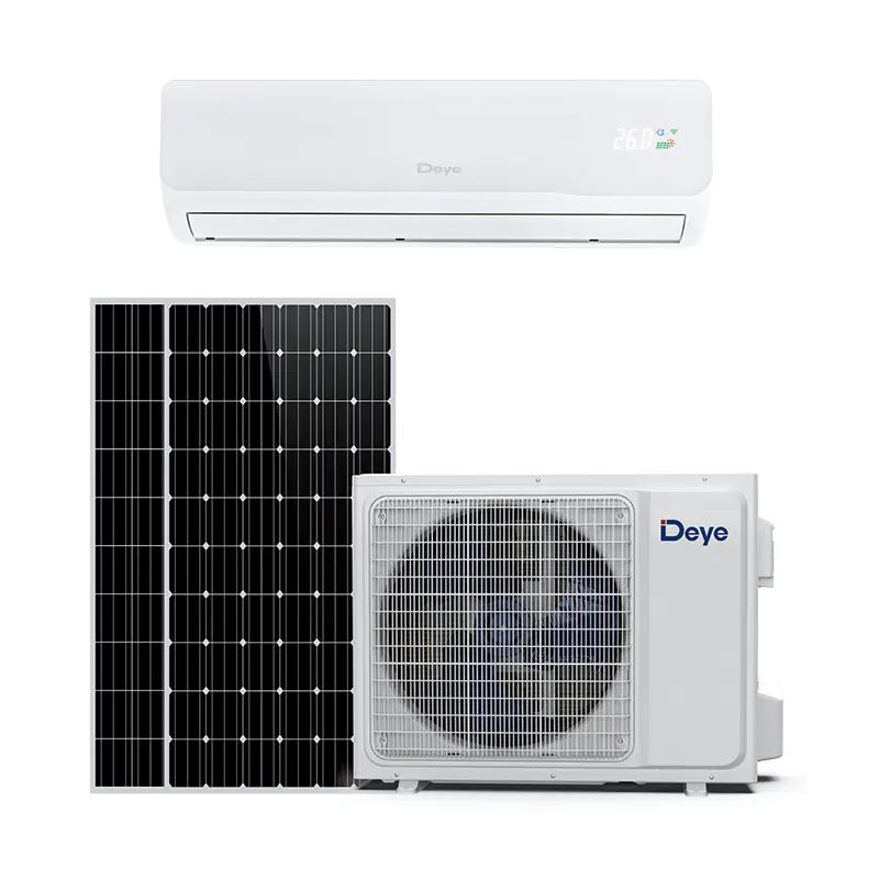 Deye launches a new generation of hybrid ACDC solar air conditioner, which perfectly combines inverter technology with solar energy